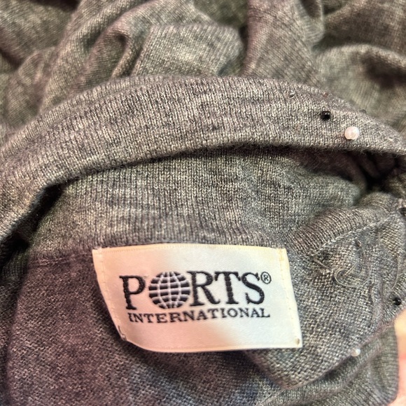 ports international women's wool cashmere silk sweater - Picture 4 of 7